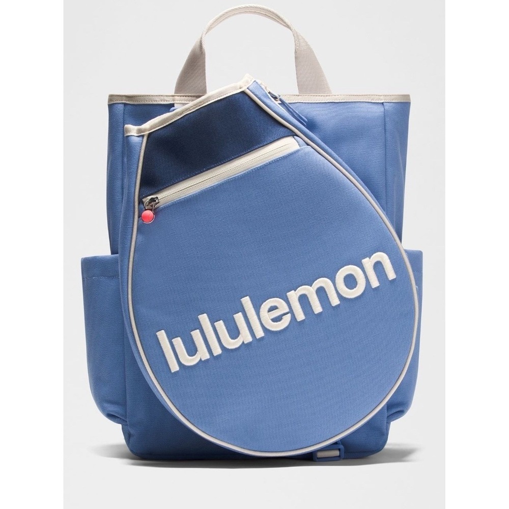 Lululemon Racket Bag 19L Prep Blue/Club Blue/Light Ivory OS NWT